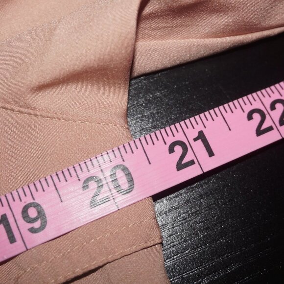Vintage 80s DVF Diane Von Furstenberg Mauve Button Down Safari Blouse Top - Picture 7 of 8